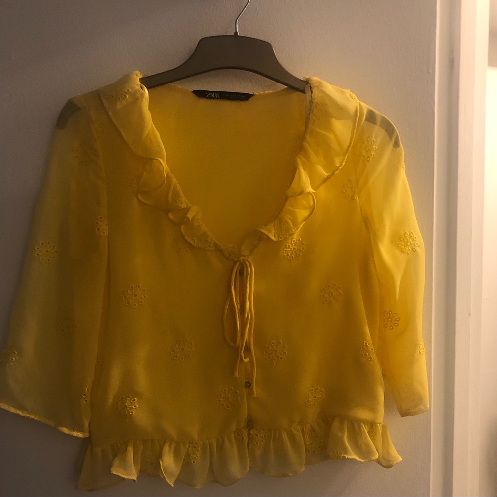 Zara Ruffle Top